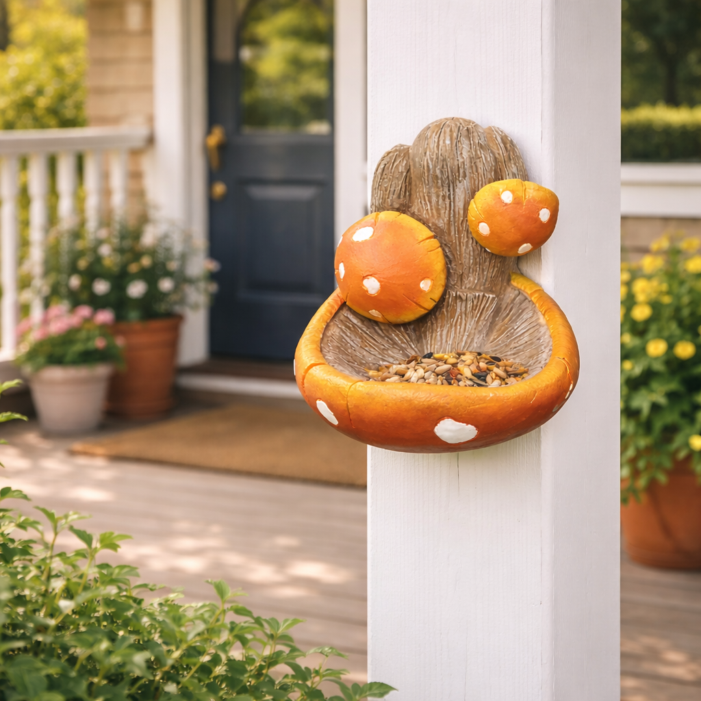 Fun Elf Tree-Faced Bird Feeder