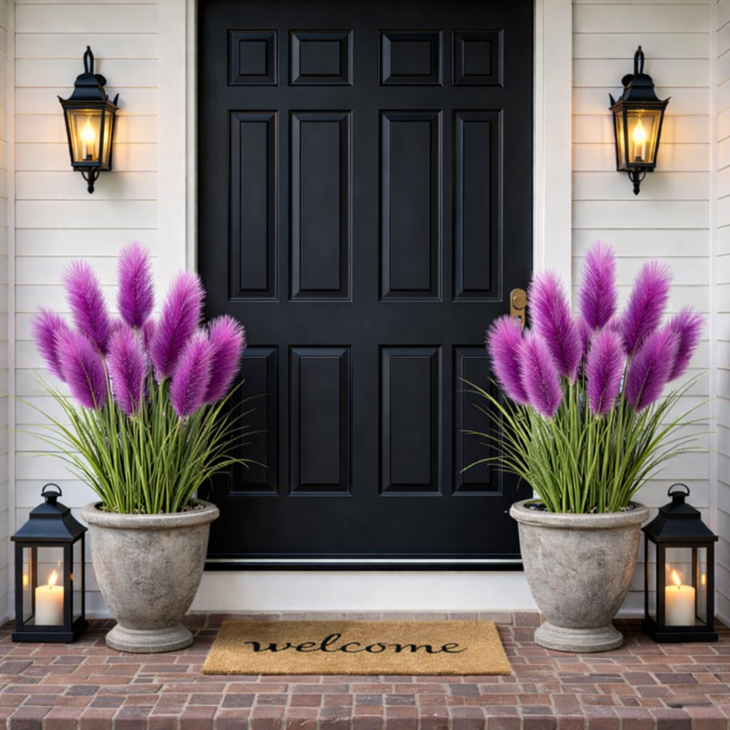 31.5 inches Tall Purple Pampas Grass Arrangement