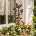 Rustic Butterfly Garden Stake