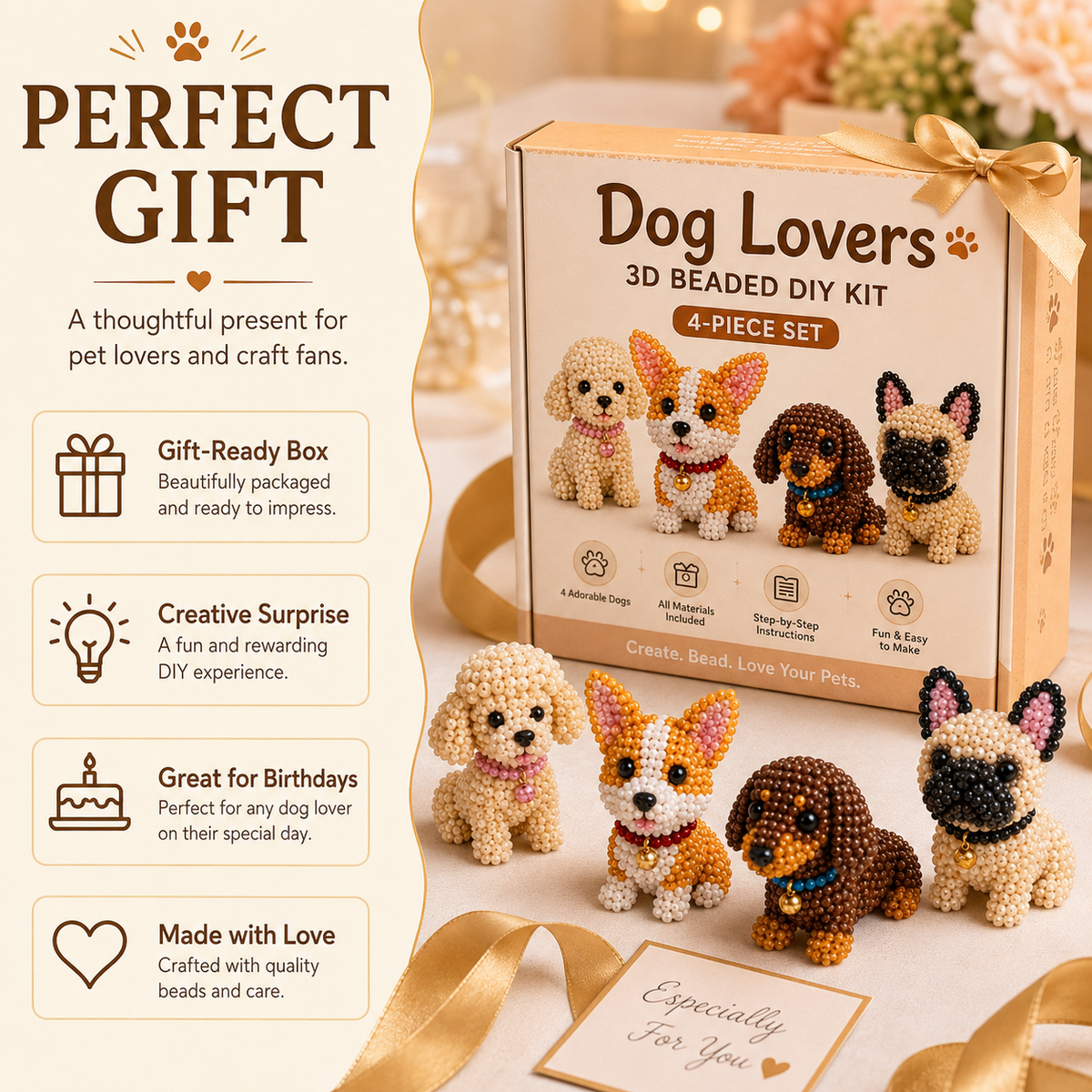 3D Beaded DIY Craft Kits – 24 Unique Themes Collection
