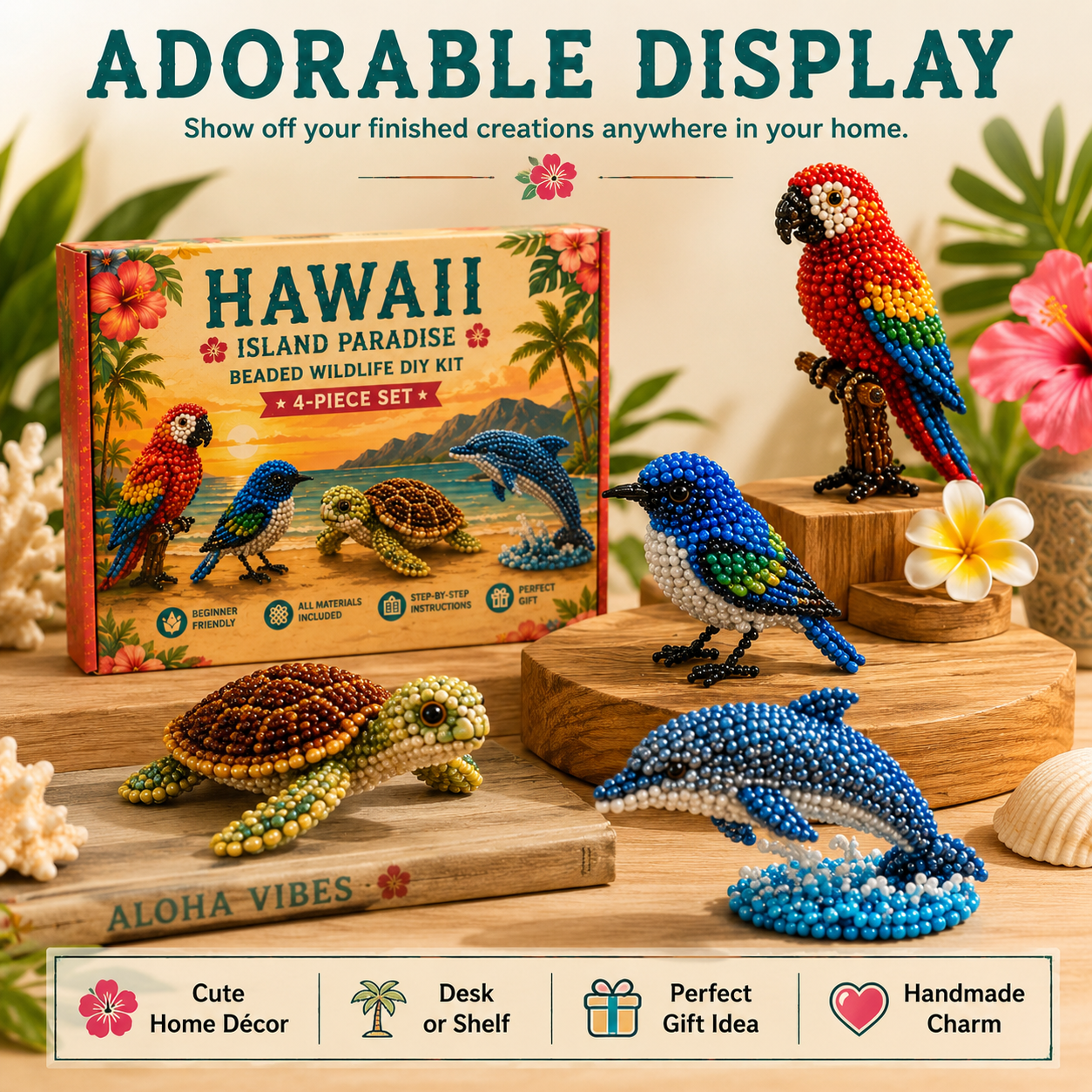 3D Beaded DIY Craft Kits – 24 Unique Themes Collection