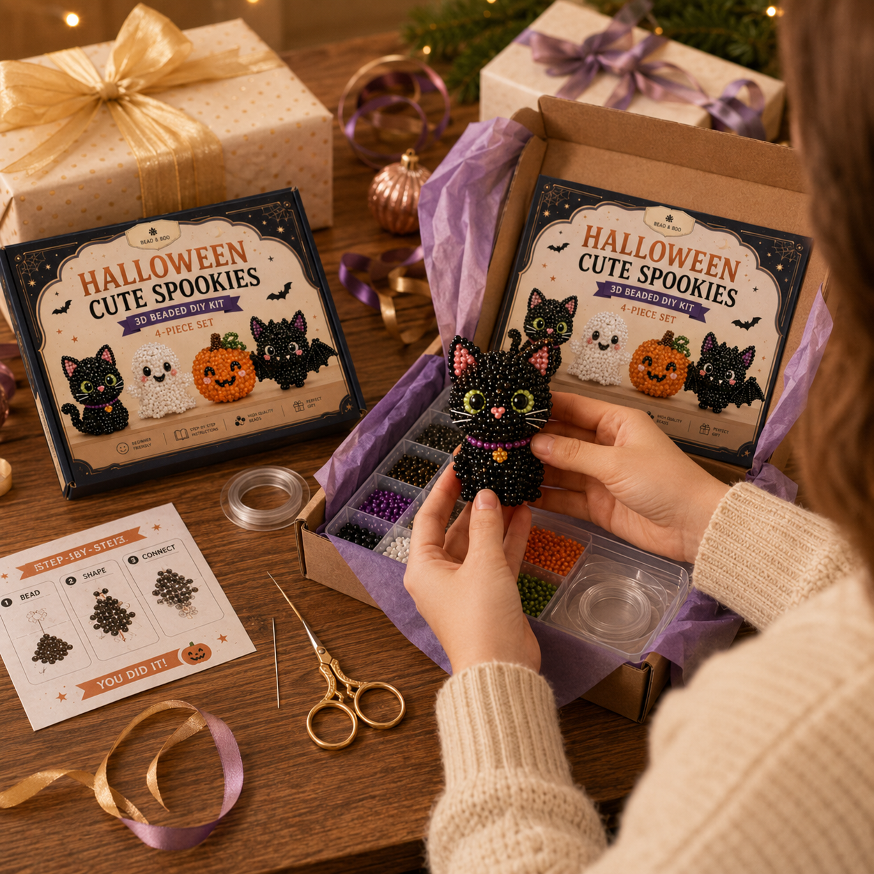 3D Beaded DIY Craft Kits – 24 Unique Themes Collection