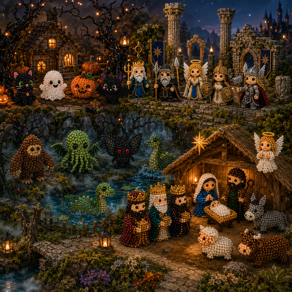 3D Beaded DIY Craft Kits – 24 Unique Themes Collection