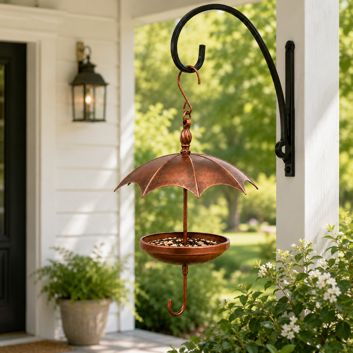 Umbrella-Shaped Hanging Bird Feeder