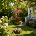 Umbrella-Shaped Hanging Bird Feeder