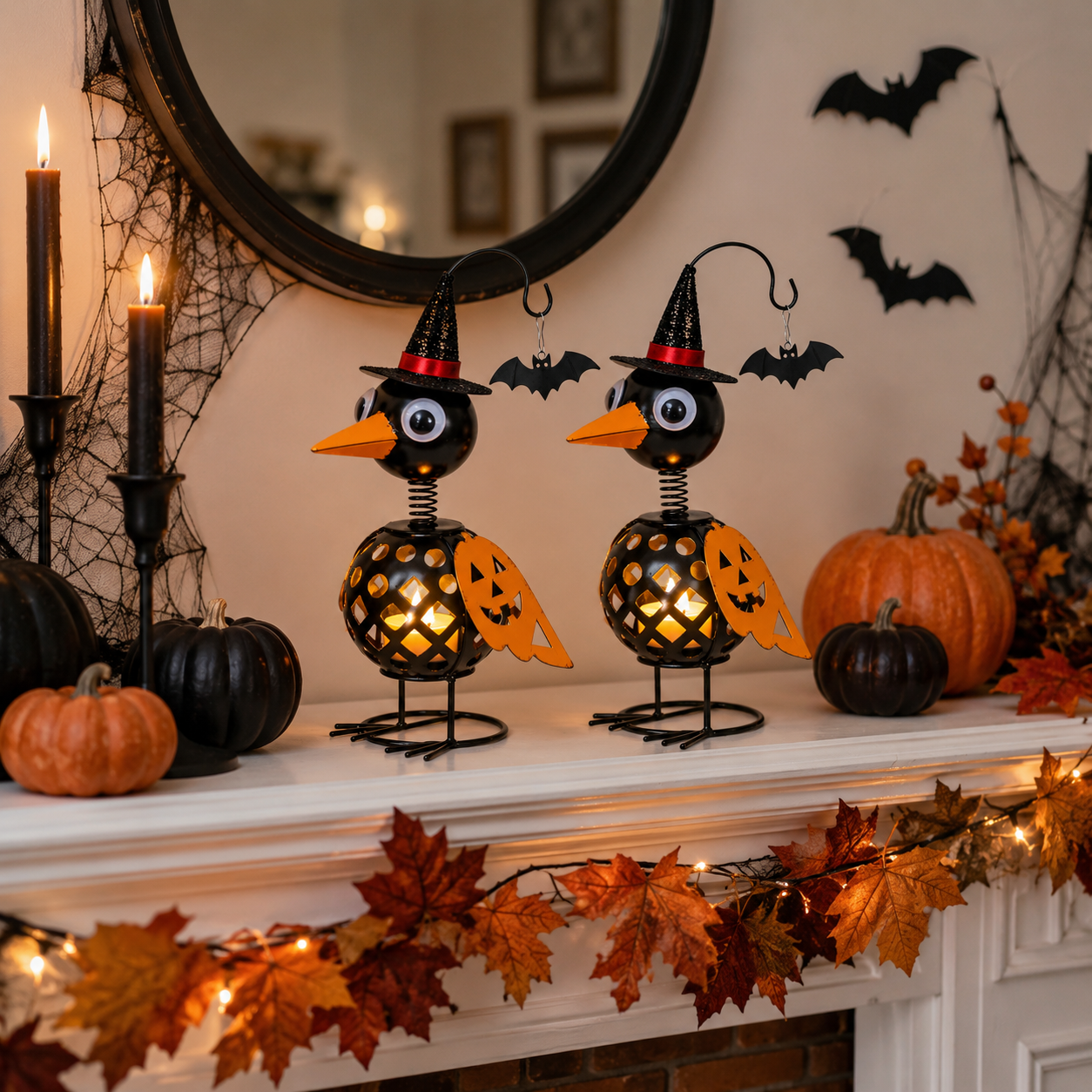 Halloween Crow Lantern Decor 🐦‍⬛🎃