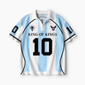 King Of Kings Christian Athleisure Crochet Polo Shirt