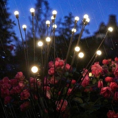 Solar Garden Lights-Starburst Swaying Light-BUY 2 FREE SHIPPING