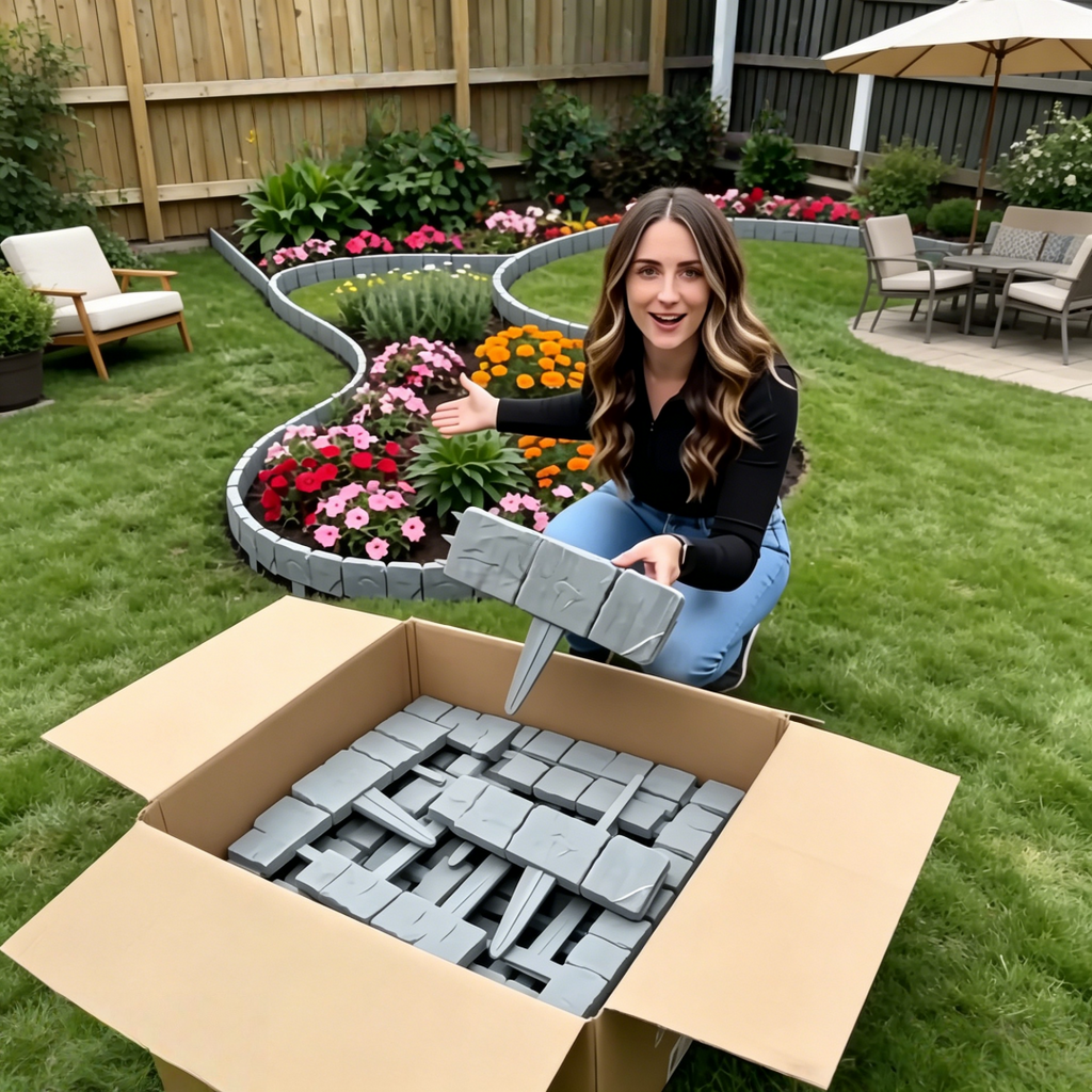 🥳2026 HOT SALE🥳💞50K+ SOLD!🌿✨ 50% OFF! Faux Stone Garden Edging Border! 🏡♻️
