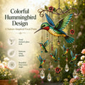 🐦Elegant Hummingbird Garden Wind Chime Suncatcher