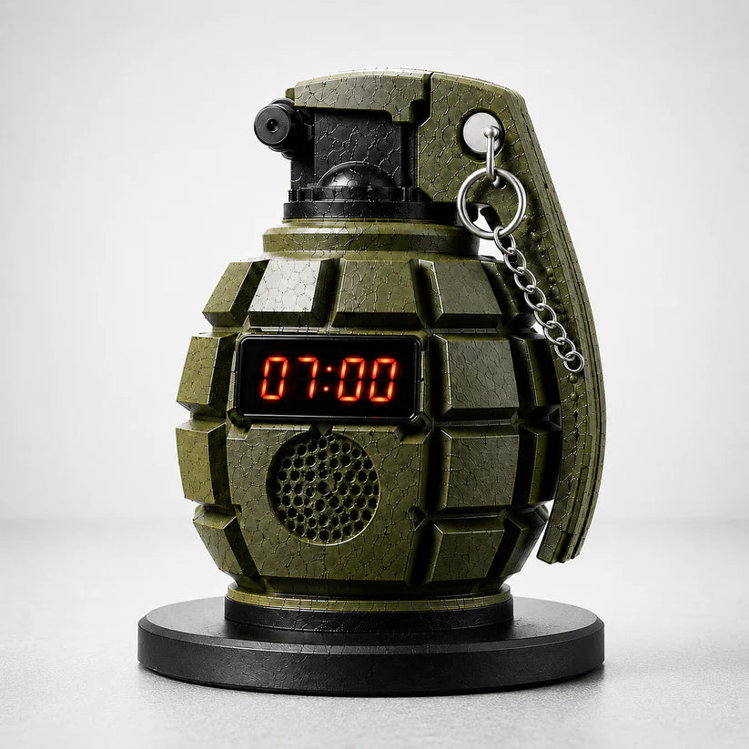 💣Military Grenade Drill Sergeant Alarm Clock