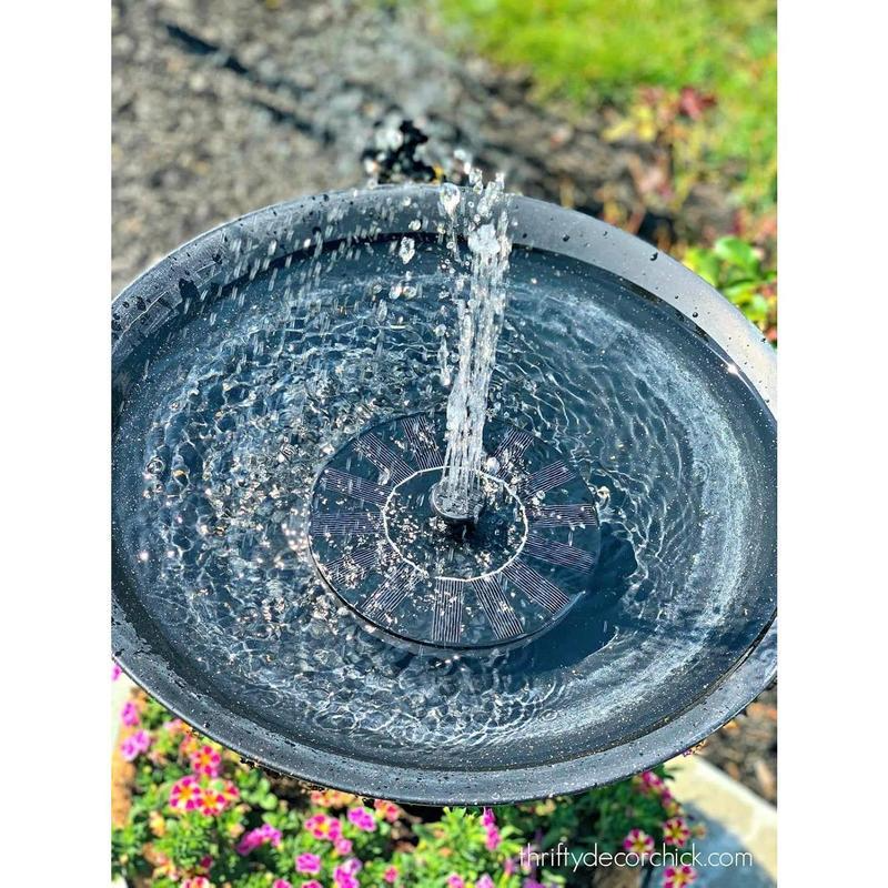 Solar Powered Bird Bath Fountain Pump