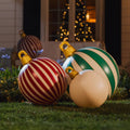 Inflatable Giant Christmas Ornament Ball Set (3 Pack)