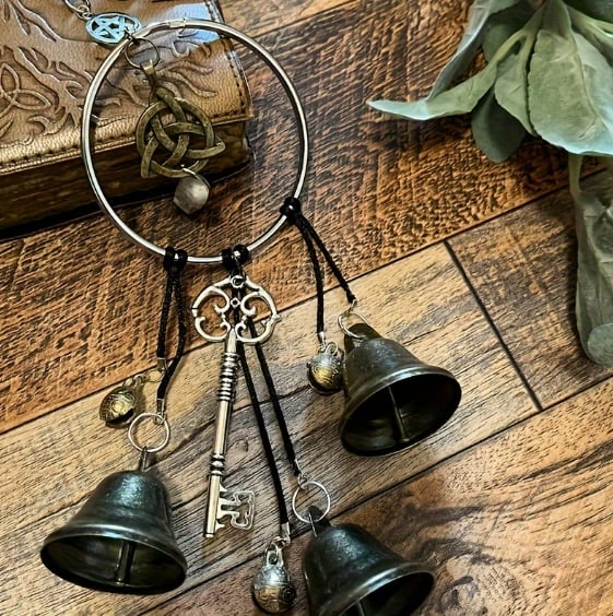 🧙‍♀️🔔100% Handmade Witch Bells Wind Chime for Home Protection (Handmade by Jordan Maynard®)