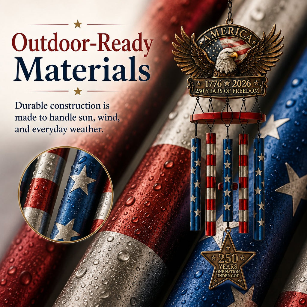 250 Years of Freedom  Commemorate Wind Chime