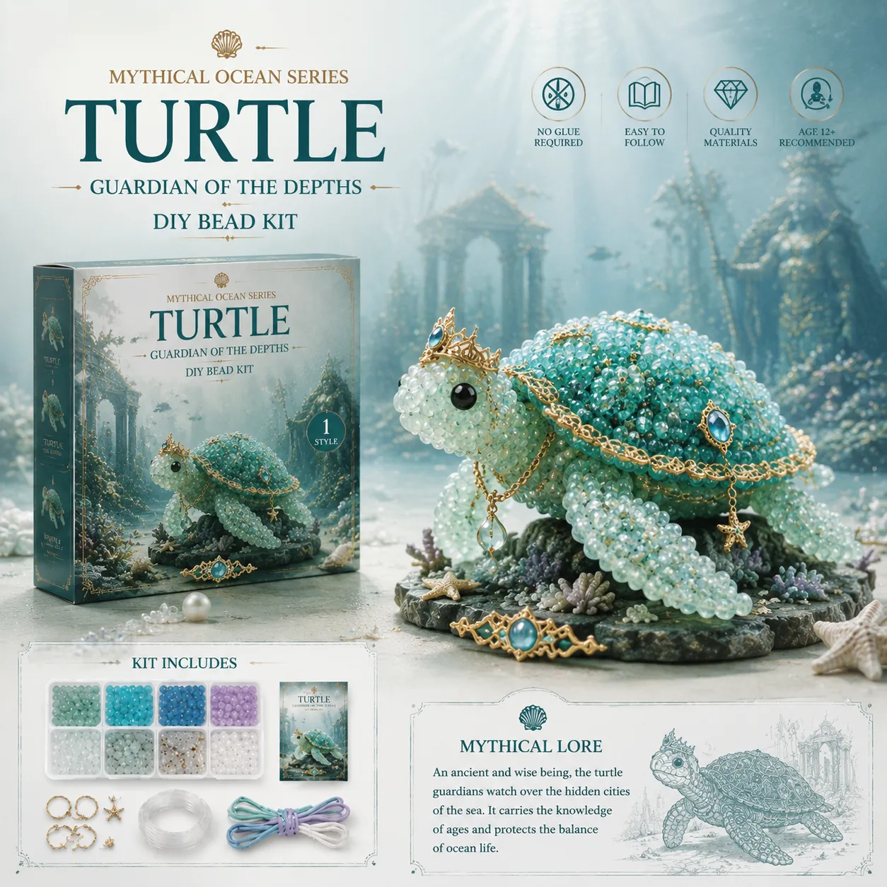 🌊 Mythical Ocean DIY Bead Kit