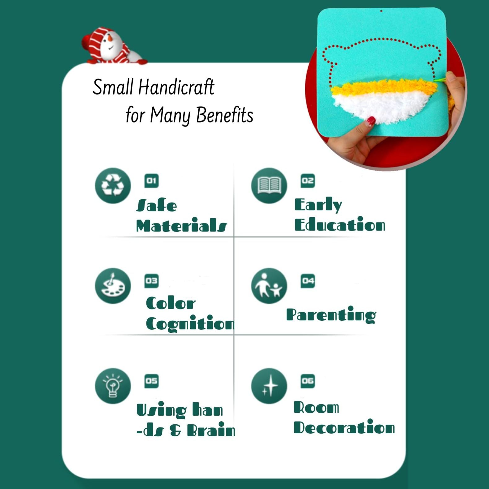 Christmas DIY Embroidery Sewing Kit