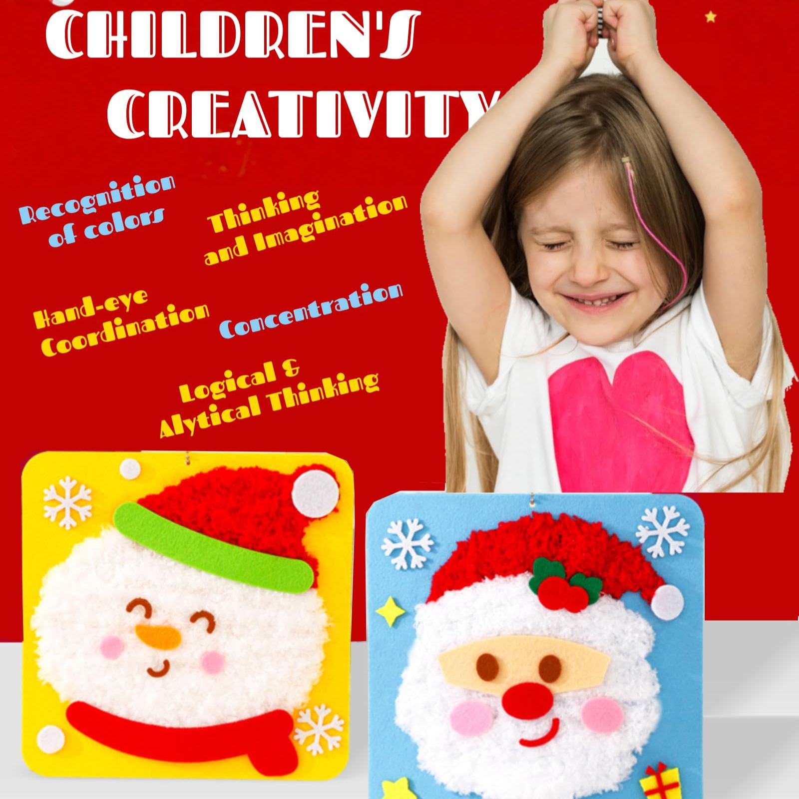 Christmas DIY Embroidery Sewing Kit