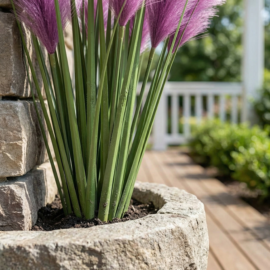 31.5 inches Tall Purple Pampas Grass Arrangement