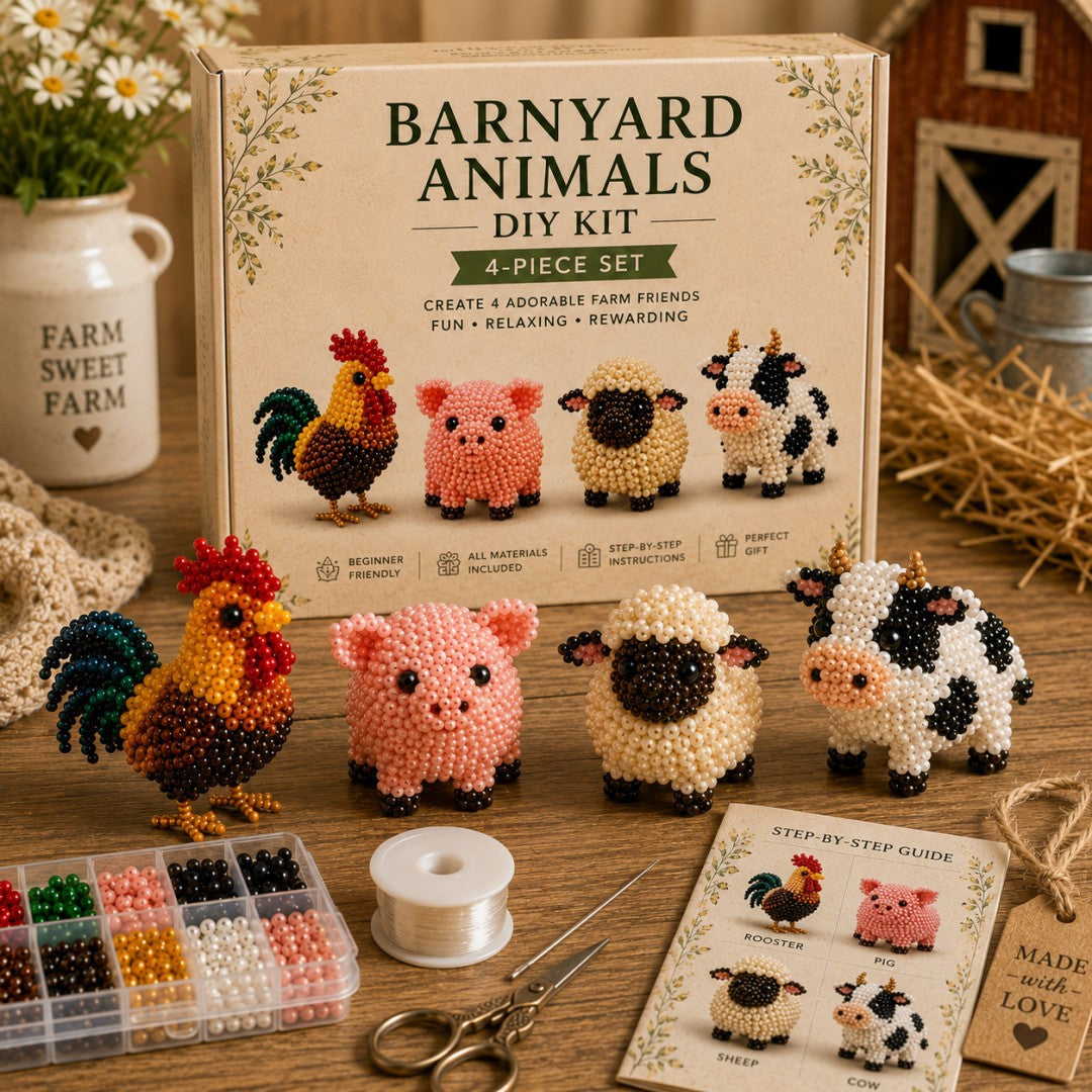 3D Beaded DIY Craft Kits – 24 Unique Themes Collection