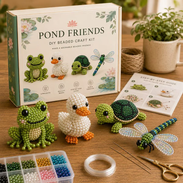3D Beaded DIY Craft Kits – 24 Unique Themes Collection